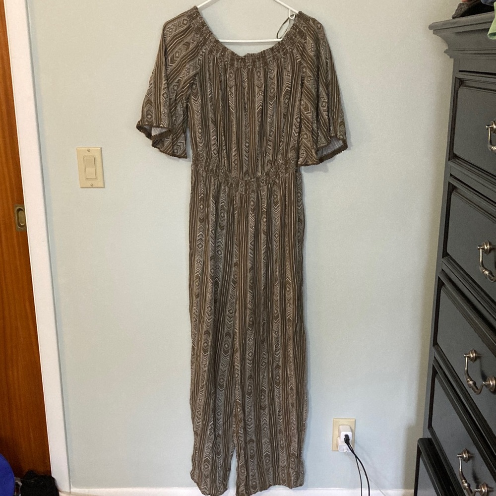 Wonderly Boho Short Sleeve Jumpsuit